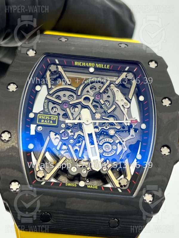 Товар Richard Mille RM 035-02 Rafa Carbon Yellow Art 5651 Фото 14 - Richard Mille RM 035-02 Rafa Carbon Yellow Art 5651