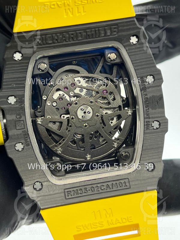 Товар Richard Mille RM 035-02 Rafa Carbon Yellow Art 5651 Фото 20 - Richard Mille RM 035-02 Rafa Carbon Yellow Art 5651