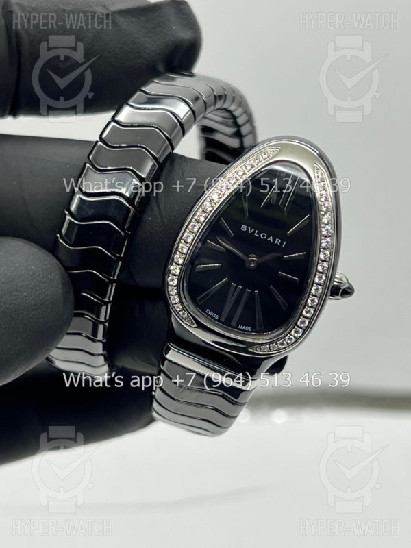 Товар Bvlgari Serpenti Spiga 35mm Black Ceramic Фото 2 - Bvlgari Serpenti Spiga 35mm Black Ceramic