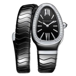 Фото 39 - Bvlgari Serpenti Spiga 35mm Black Ceramic