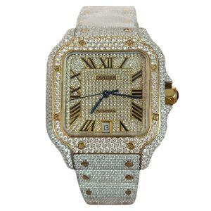 Фото 52 - Cartier Santos de Cartier 40mm Diamond Dial Steel