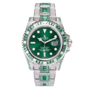 Фото 29 - Rolex Submariner 40mm Diamond Green