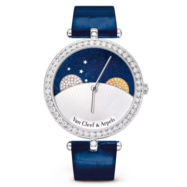 Товар Van Cleef & Arpels Poetic Complication Lady Arpels Day and Night 38mm VCARN25800 Фото 1 - Van Cleef & Arpels Poetic Complication Lady Arpels Day and Night 38mm VCARN25800
