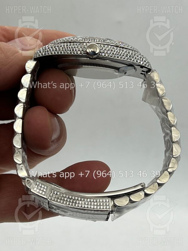 Товар Rolex Datejust 41mm 126334 Full Pave Blue Фото 6 - Rolex Datejust 41mm 126334 Full Pave Blue
