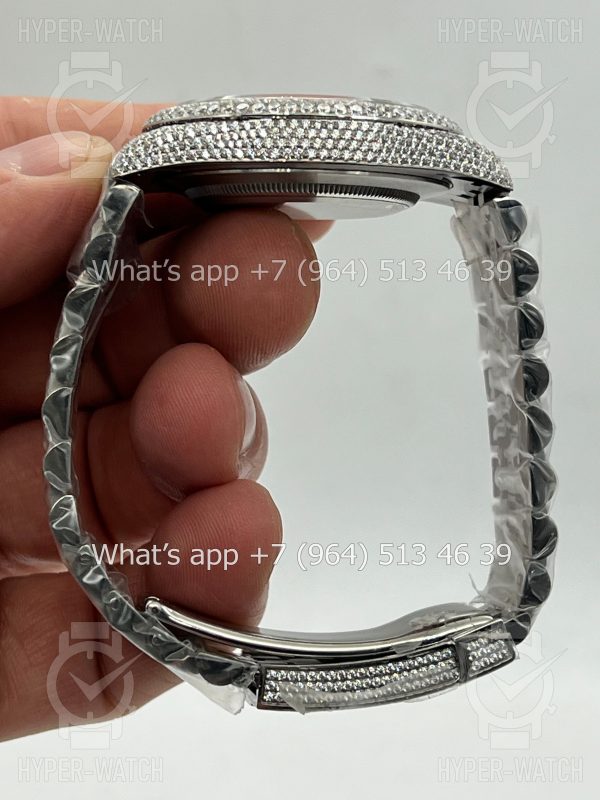 Товар Rolex Datejust 41mm 126334 Full Pave Blue Фото 8 - Rolex Datejust 41mm 126334 Full Pave Blue