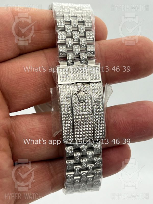 Товар Rolex Datejust 41mm 126334 Full Pave Blue Фото 9 - Rolex Datejust 41mm 126334 Full Pave Blue