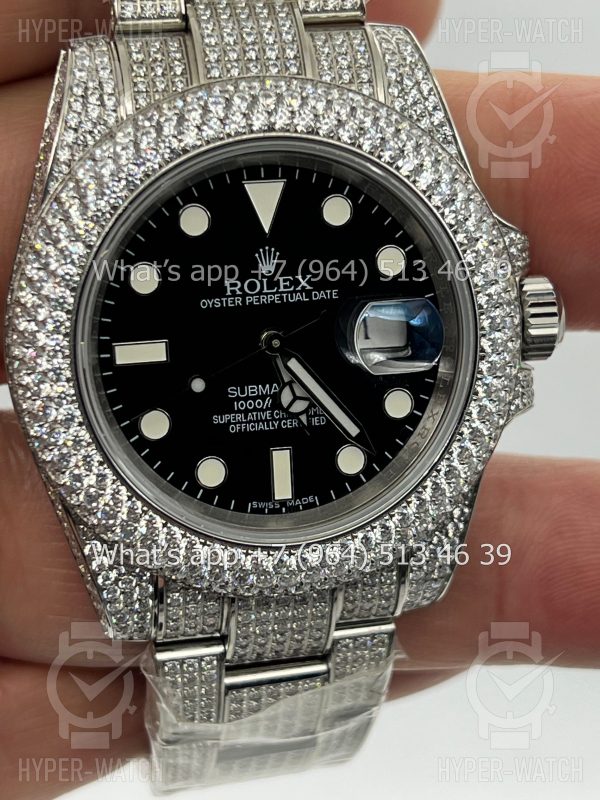 Товар Rolex Submariner 40mm Full Pave 116610LN Фото 2 - Rolex Submariner 40mm Full Pave 116610LN