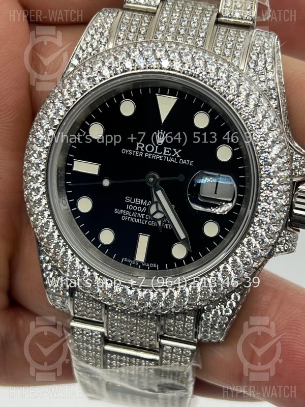 Товар Rolex Submariner 40mm Full Pave 116610LN Фото 3 - Rolex Submariner 40mm Full Pave 116610LN