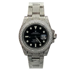 Фото 76 - Rolex Submariner 40mm Full Pave 116610LN