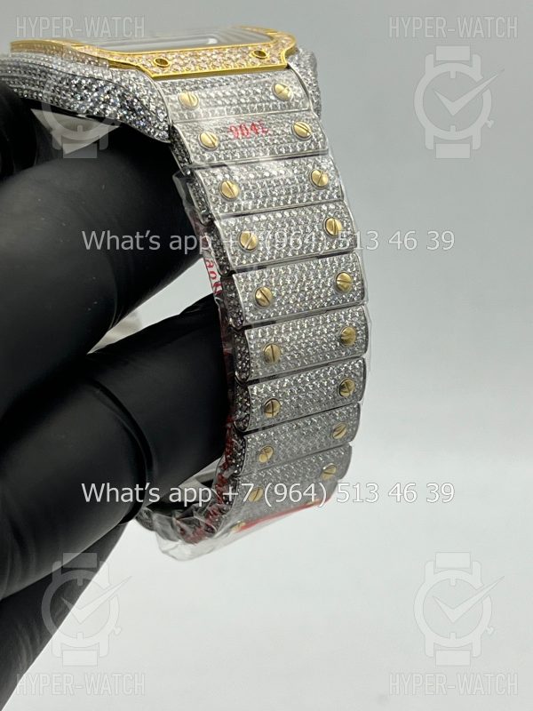 Товар Cartier Santos de Cartier 40mm Diamond Dial Steel Фото 13 - Cartier Santos de Cartier 40mm Diamond Dial Steel