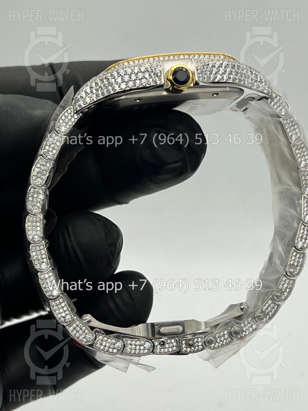 Товар Cartier Santos de Cartier 40mm Diamond Dial Steel Фото 14 - Cartier Santos de Cartier 40mm Diamond Dial Steel