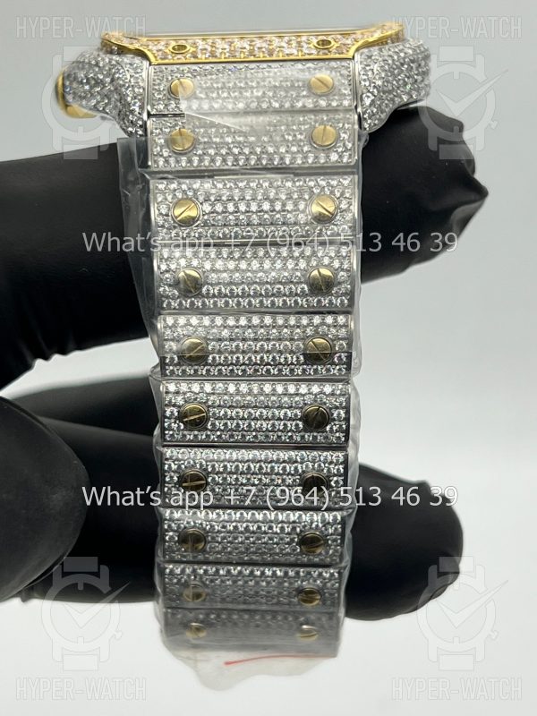 Товар Cartier Santos de Cartier 40mm Diamond Dial Steel Фото 15 - Cartier Santos de Cartier 40mm Diamond Dial Steel