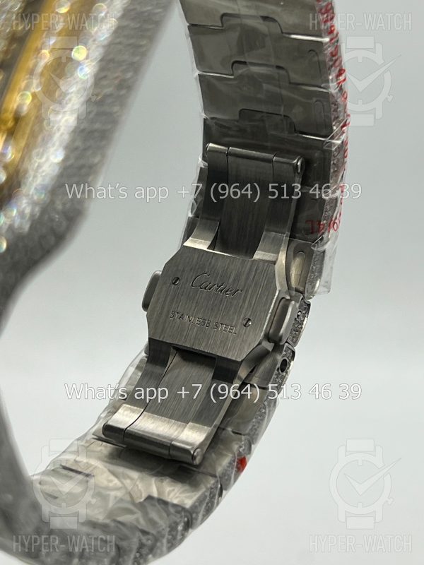 Товар Cartier Santos de Cartier 40mm Diamond Dial Steel Фото 20 - Cartier Santos de Cartier 40mm Diamond Dial Steel
