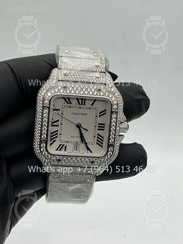 Товар Cartier Santos de Cartier 40mm Diamond White Фото 8 - Cartier Santos de Cartier 40mm Diamond White