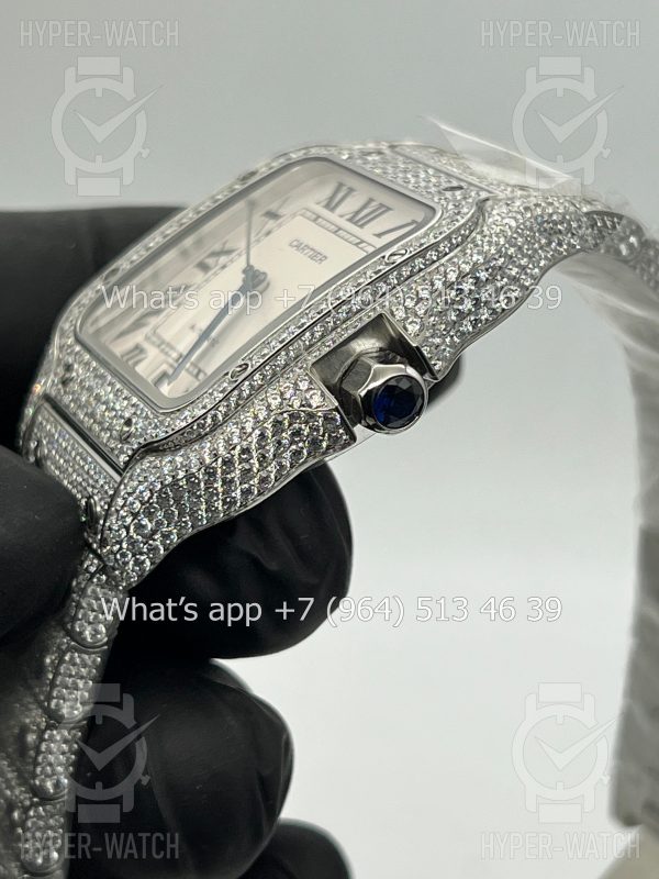 Товар Cartier Santos de Cartier 40mm Diamond White Фото 18 - Cartier Santos de Cartier 40mm Diamond White