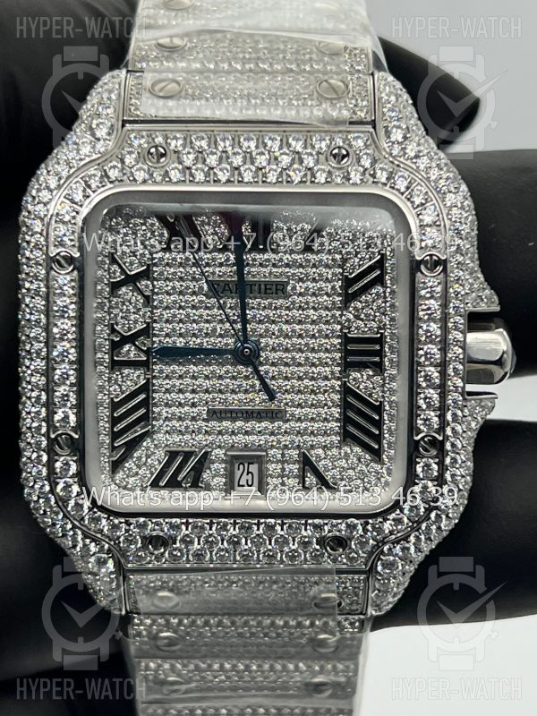 Товар Cartier Santos de Cartier 40mm Diamond Steel Фото 2 - Cartier Santos de Cartier 40mm Diamond Steel