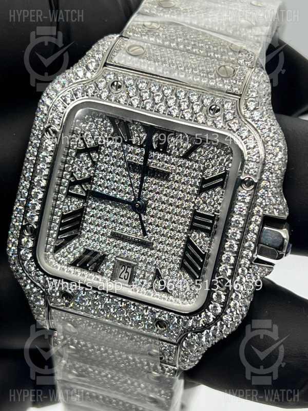 Товар Cartier Santos de Cartier 40mm Diamond Steel Фото 3 - Cartier Santos de Cartier 40mm Diamond Steel