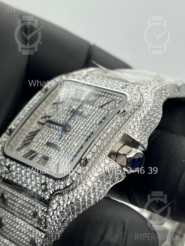 Товар Cartier Santos de Cartier 40mm Diamond Steel Фото 4 - Cartier Santos de Cartier 40mm Diamond Steel
