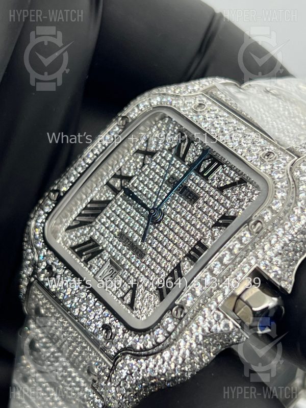 Товар Cartier Santos de Cartier 40mm Diamond Steel Фото 5 - Cartier Santos de Cartier 40mm Diamond Steel