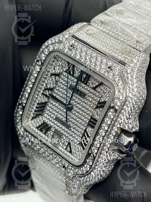Товар Cartier Santos de Cartier 40mm Diamond Steel Фото 6 - Cartier Santos de Cartier 40mm Diamond Steel