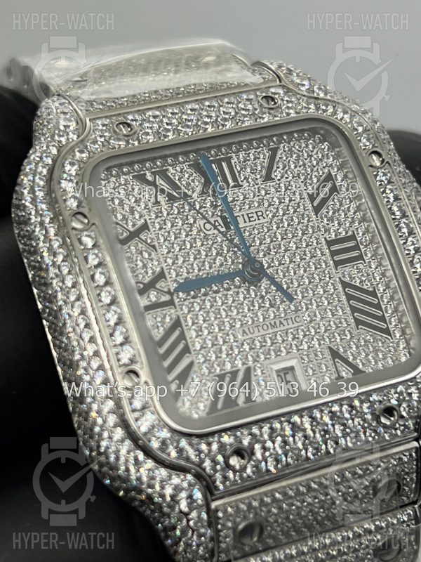 Товар Cartier Santos de Cartier 40mm Diamond Steel Фото 7 - Cartier Santos de Cartier 40mm Diamond Steel