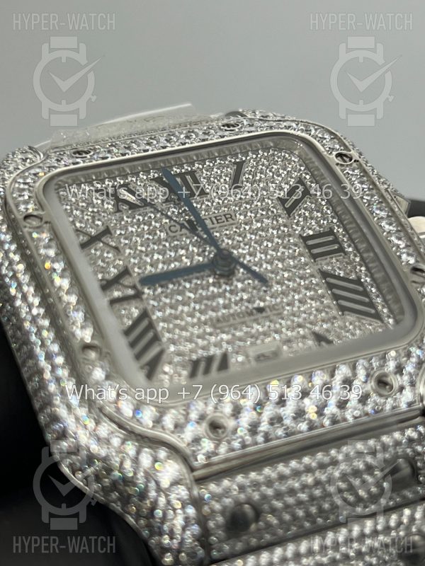 Товар Cartier Santos de Cartier 40mm Diamond Steel Фото 8 - Cartier Santos de Cartier 40mm Diamond Steel