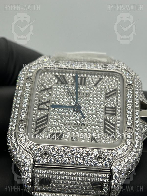 Товар Cartier Santos de Cartier 40mm Diamond Steel Фото 9 - Cartier Santos de Cartier 40mm Diamond Steel