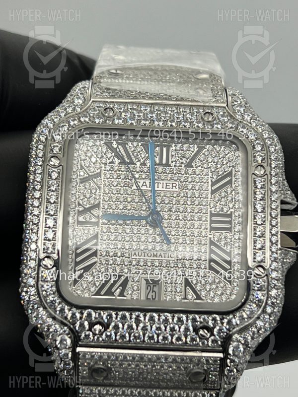Товар Cartier Santos de Cartier 40mm Diamond Steel Фото 10 - Cartier Santos de Cartier 40mm Diamond Steel