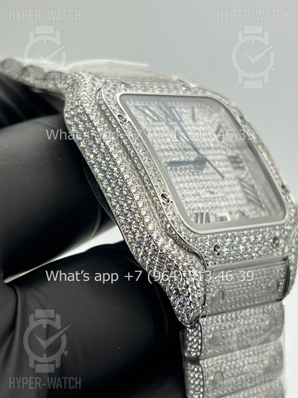 Товар Cartier Santos de Cartier 40mm Diamond Steel Фото 11 - Cartier Santos de Cartier 40mm Diamond Steel