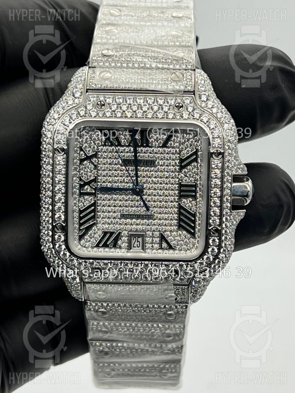 Товар Cartier Santos de Cartier 40mm Diamond Steel Фото 12 - Cartier Santos de Cartier 40mm Diamond Steel