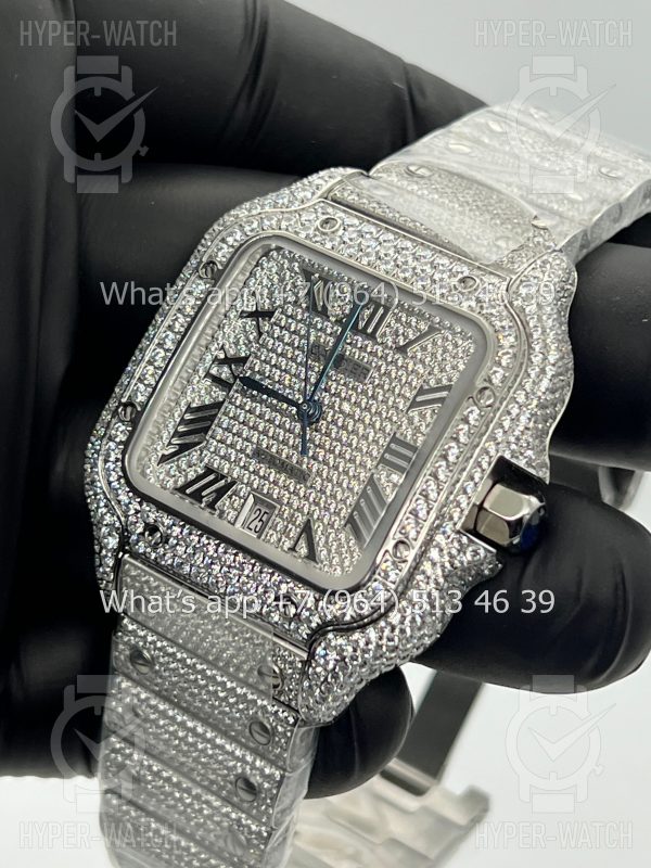 Товар Cartier Santos de Cartier 40mm Diamond Steel Фото 13 - Cartier Santos de Cartier 40mm Diamond Steel