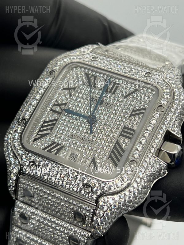 Товар Cartier Santos de Cartier 40mm Diamond Steel Фото 14 - Cartier Santos de Cartier 40mm Diamond Steel