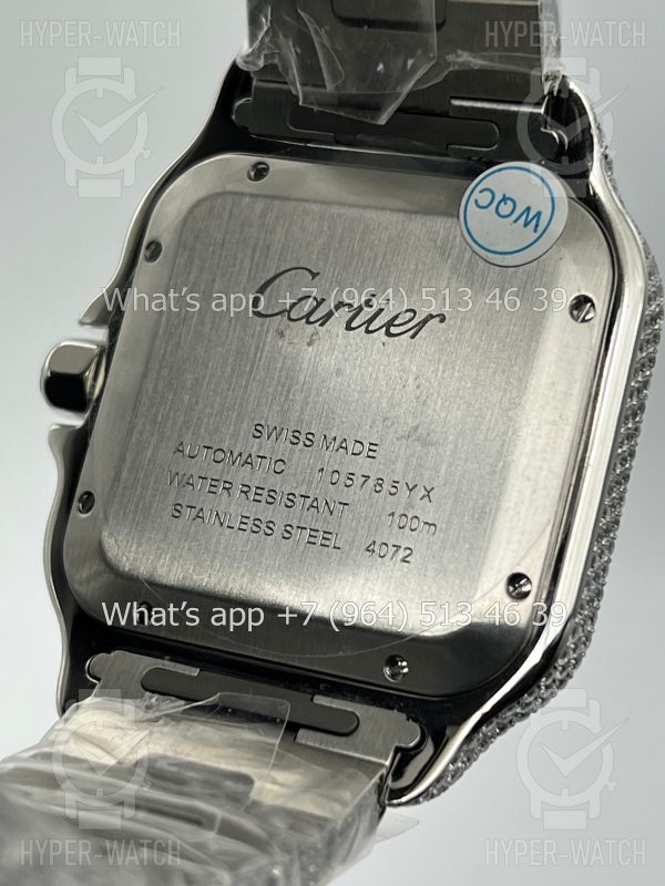 Товар Cartier Santos de Cartier 40mm Diamond Steel Фото 21 - Cartier Santos de Cartier 40mm Diamond Steel