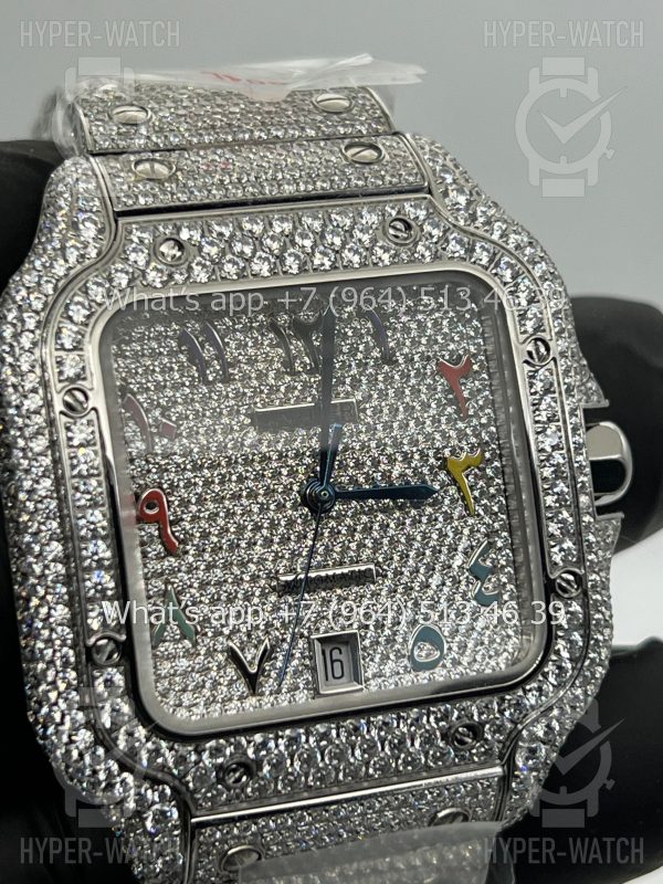 Фото 3 - Cartier Santos de Cartier 40mm Diamond Dial