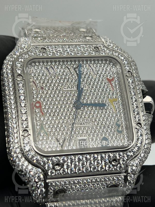 Фото 4 - Cartier Santos de Cartier 40mm Diamond Dial