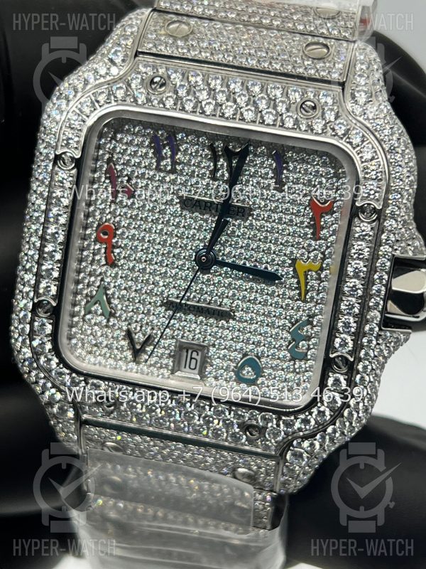 Фото 8 - Cartier Santos de Cartier 40mm Diamond Dial