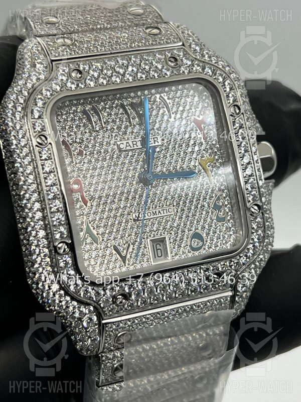 Фото 9 - Cartier Santos de Cartier 40mm Diamond Dial