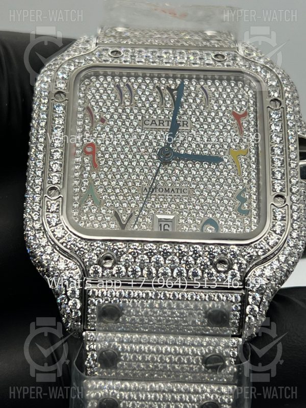 Фото 11 - Cartier Santos de Cartier 40mm Diamond Dial