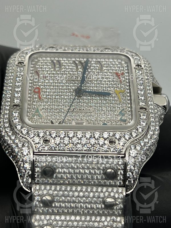 Фото 12 - Cartier Santos de Cartier 40mm Diamond Dial
