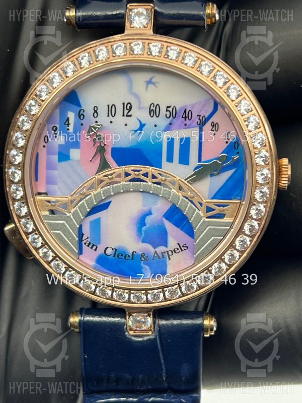 Товар Van Cleef & Arpels Poetic Complication Lady Arpels Pont des Amoureux 38mm VCARO8TZ00 Фото 2 - Van Cleef & Arpels Poetic Complication Lady Arpels Pont des Amoureux 38mm VCARO8TZ00