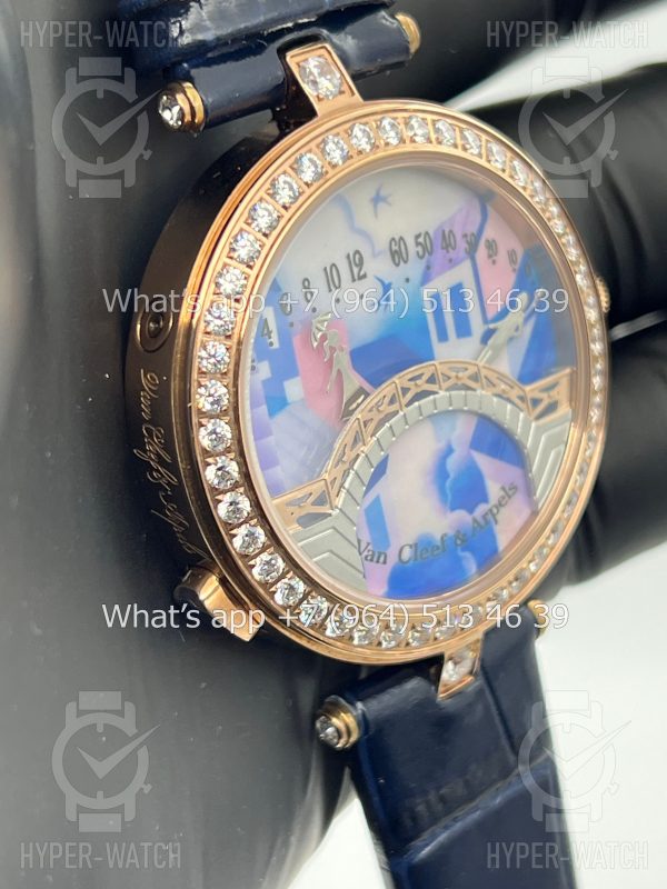 Товар Van Cleef & Arpels Poetic Complication Lady Arpels Pont des Amoureux 38mm VCARO8TZ00 Фото 4 - Van Cleef & Arpels Poetic Complication Lady Arpels Pont des Amoureux 38mm VCARO8TZ00