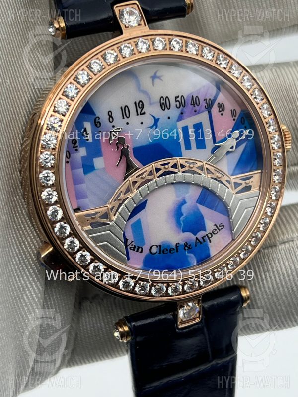 Товар Van Cleef & Arpels Poetic Complication Lady Arpels Pont des Amoureux 38mm VCARO8TZ00 Фото 7 - Van Cleef & Arpels Poetic Complication Lady Arpels Pont des Amoureux 38mm VCARO8TZ00