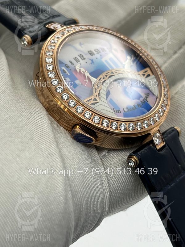 Товар Van Cleef & Arpels Poetic Complication Lady Arpels Pont des Amoureux 38mm VCARO8TZ00 Фото 8 - Van Cleef & Arpels Poetic Complication Lady Arpels Pont des Amoureux 38mm VCARO8TZ00