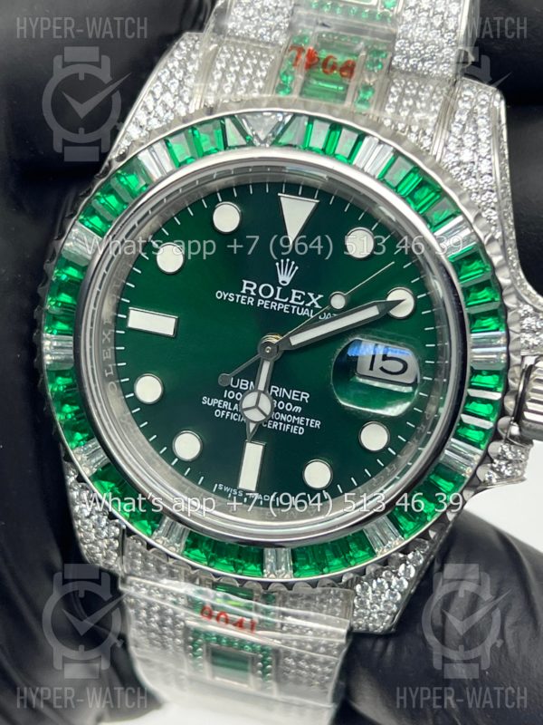 Товар Rolex Submariner 40mm Diamond Green Фото 5 - Rolex Submariner 40mm Diamond Green