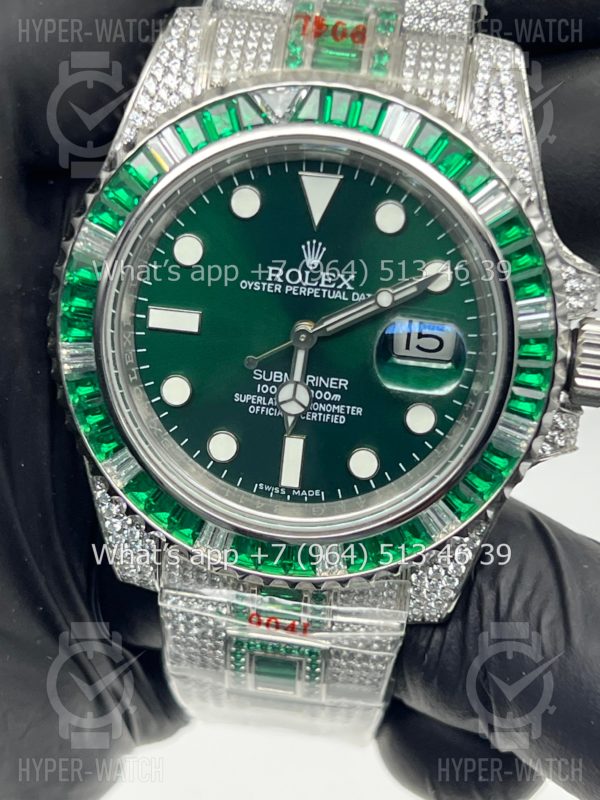 Товар Rolex Submariner 40mm Diamond Green Фото 8 - Rolex Submariner 40mm Diamond Green