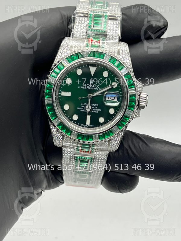 Товар Rolex Submariner 40mm Diamond Green Фото 10 - Rolex Submariner 40mm Diamond Green