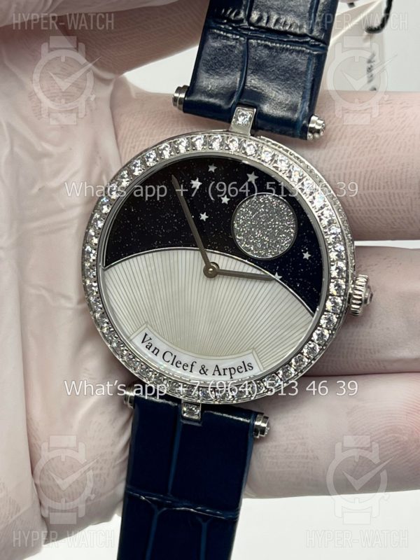 Товар Van Cleef & Arpels Poetic Complication Lady Arpels Day and Night 38mm VCARN25800 Фото 3 - Van Cleef & Arpels Poetic Complication Lady Arpels Day and Night 38mm VCARN25800