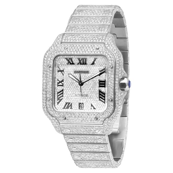 Товар Cartier Santos de Cartier 40mm Diamond Steel Фото 1 - Cartier Santos de Cartier 40mm Diamond Steel