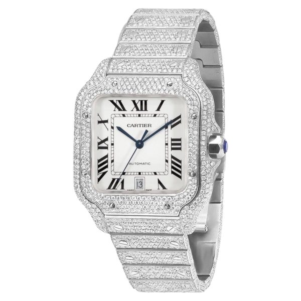 Товар Cartier Santos de Cartier 40mm Diamond White Фото 1 - Cartier Santos de Cartier 40mm Diamond White