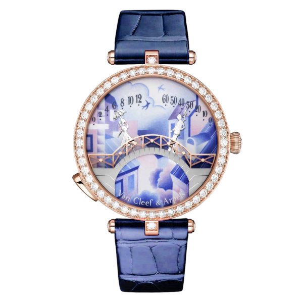 Товар Van Cleef & Arpels Poetic Complication Lady Arpels Pont des Amoureux 38mm VCARO8TZ00 Фото 1 - Van Cleef & Arpels Poetic Complication Lady Arpels Pont des Amoureux 38mm VCARO8TZ00